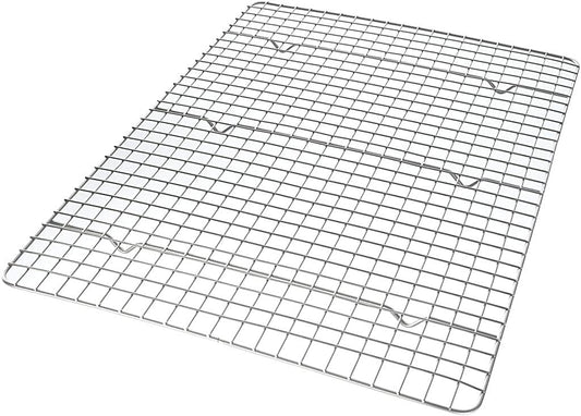 USA Pan Half Sheet Bakeable Cooling Rack, Steel Nonstick Wire