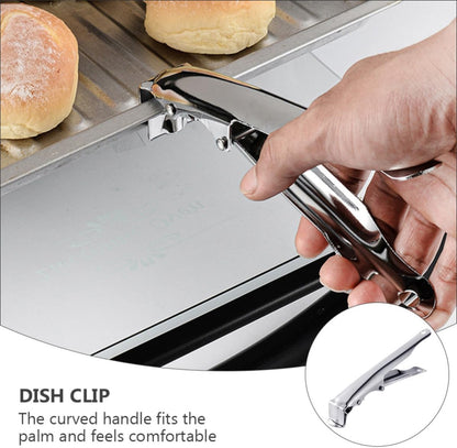 Stainless Steel Bowl Gripper Anti-skid Plate Clip for Hot Dishes