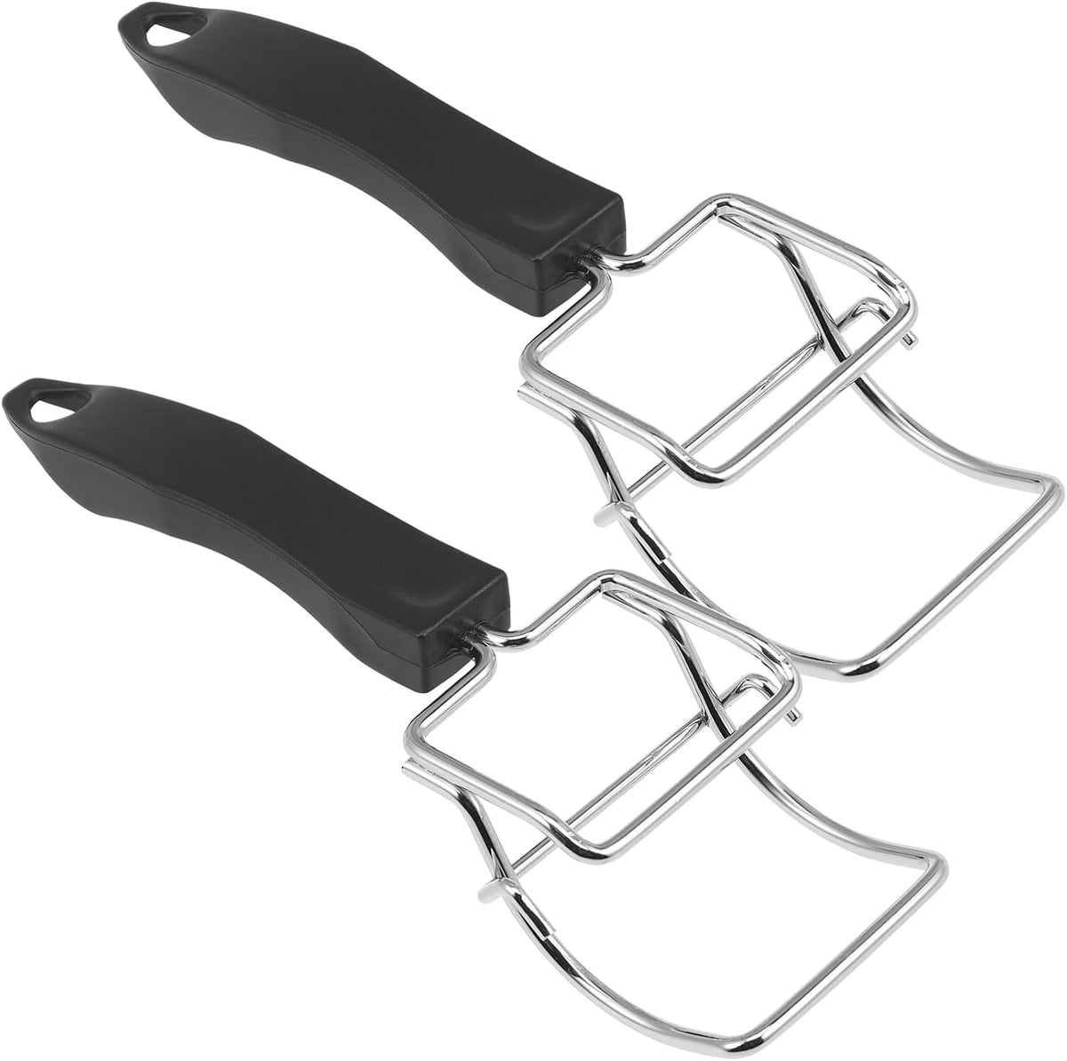 Ciieeo Oven Rack Puller Oven Clips 2 Pack Scald Resistant Tray Gripper Hot Plate Gripper Plate Clips with Coated Handles and Hanging Holes for Safe Tray Removal 7.83X2.36X1.57In