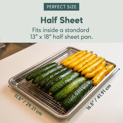 Ultra Cuisine Cooling and Baking Rack Set - Cooling Racks -11.5'' x16.5''