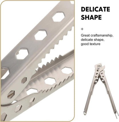 Stainless Steel Hot Dish Clip Bowl Holder Anti Scald Plate Lifter