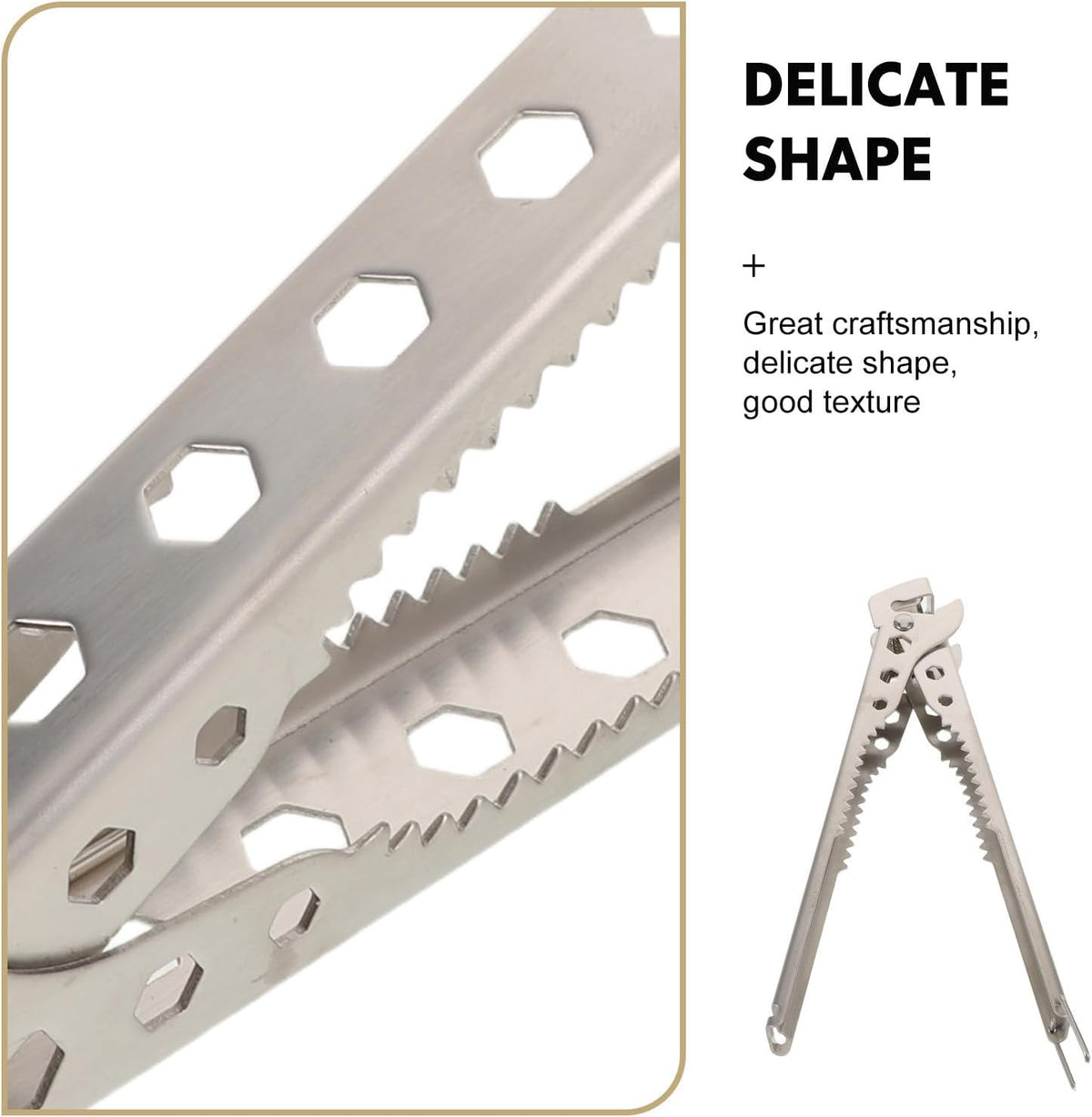 Stainless Steel Hot Dish Lifter Bowl Clip Anti-scald Plate Gripper