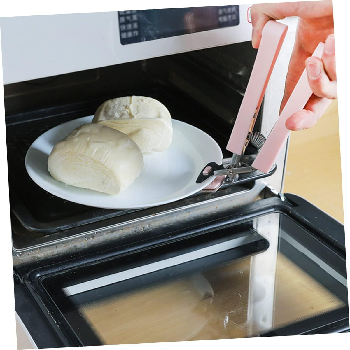 2pcs Scalding Bowl Plate Clamp Non-slip Kitchen Gadget Hot Dish Gripper for Home Bar Restaurant