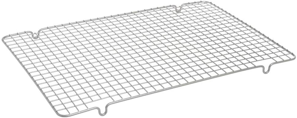 Nordic Ware 43343 Oven Safe Nonstick Baking & Cooling Grid (1/2 Sheet), One Size, Steel