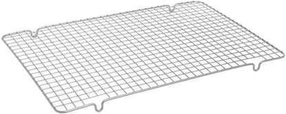 Nordic Ware 43343 Oven Safe Nonstick Baking & Cooling Grid (1/2 Sheet), One Size, Steel
