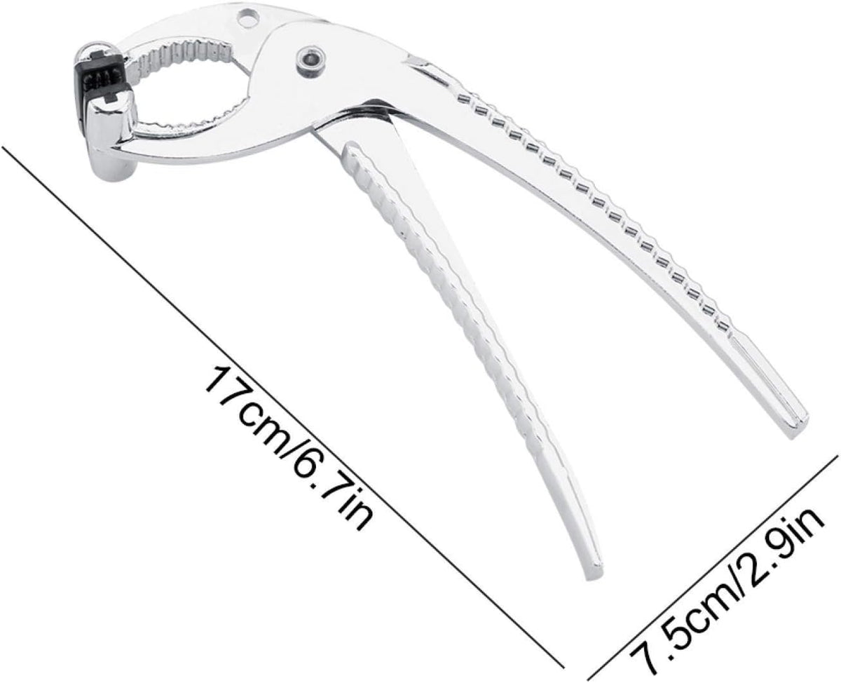 Hot Pot Clip, Zinc Alloy Bowl Pot Pan Clip Oven Pliers Grip Grabber Retriever Tongs for Hot Pot Plate Baking Tray Pan Lifter Dish