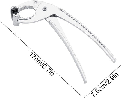 Hot Pot Clip, Zinc Alloy Bowl Pot Pan Clip Oven Pliers Grip Grabber Retriever Tongs for Hot Pot Plate Baking Tray Pan Lifter Dish