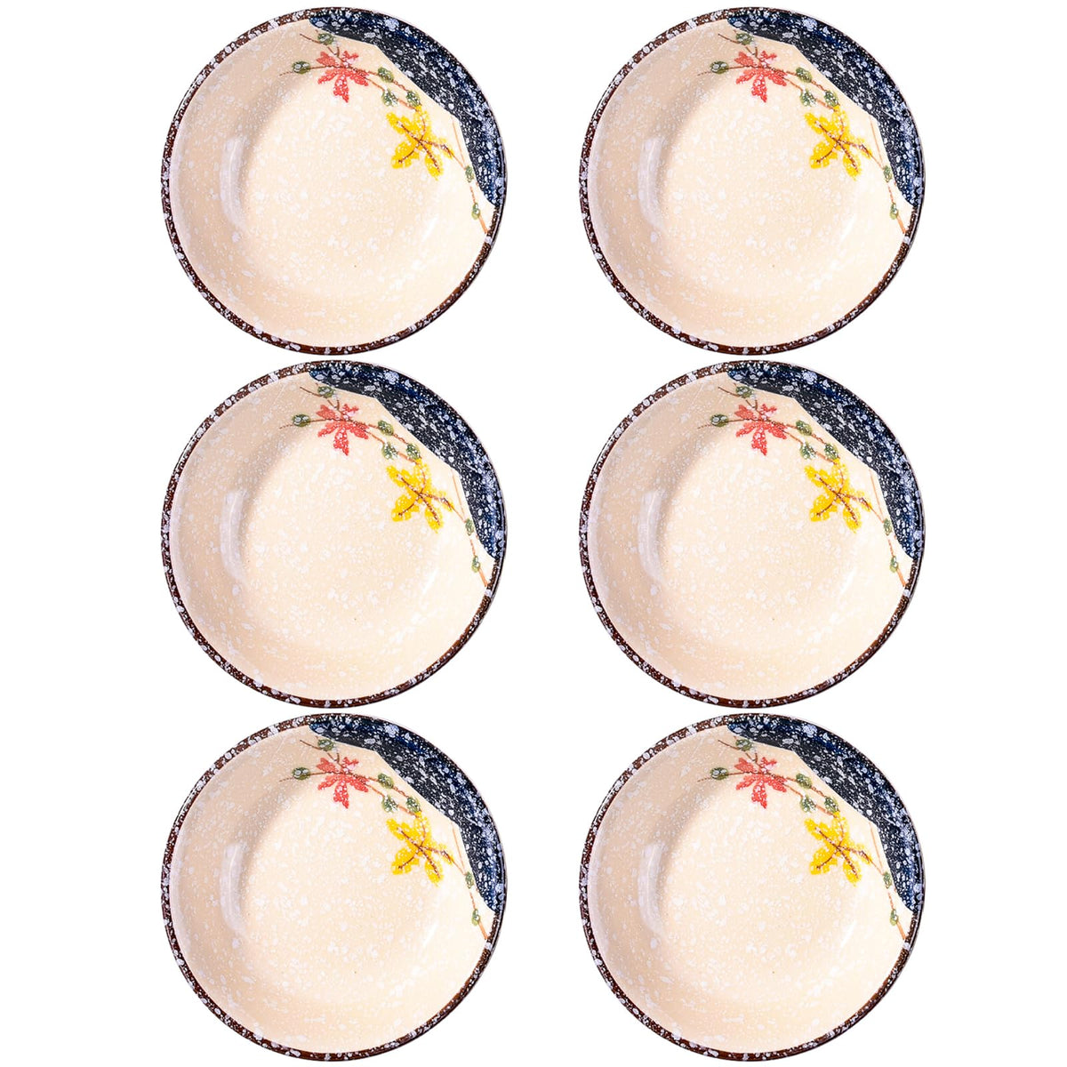 Japanese Ceramic Sauce Dish Set of 6, Sushi Dishes