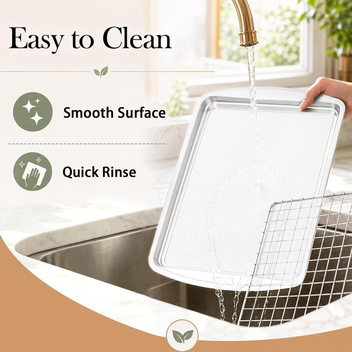 Baking Sheet Set of : Baking Pans with Cooling Racks, Cookiet Sheet