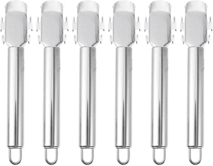 Stainless Steel Plate Clip Lifter Dish Gripper Anti Scald 6pcs