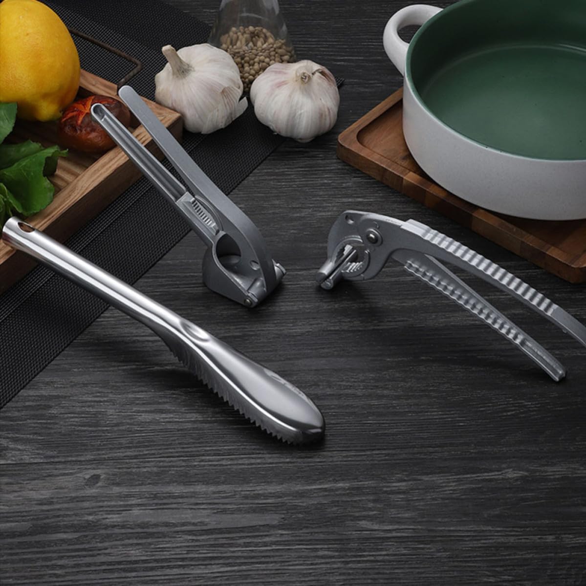 2pcs Anti-scald Bowl Clamp Aluminium Alloy Plate Clip for Hot Dishes