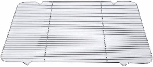 Winco Icing/Cooling Rack with Built-in Feet, 16.25-Inch by 25-Inch, Medium, Chrome
