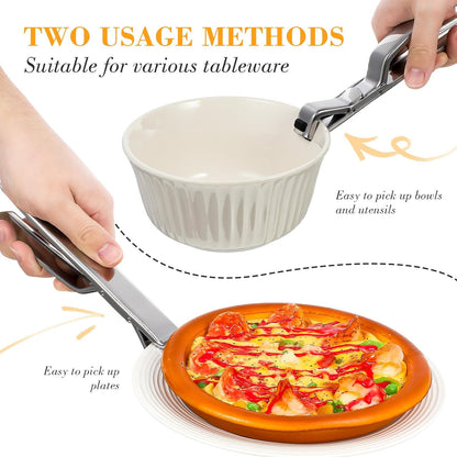 Stainless Steel Hot Dish Plate Clip for Baking Sheets and Trays