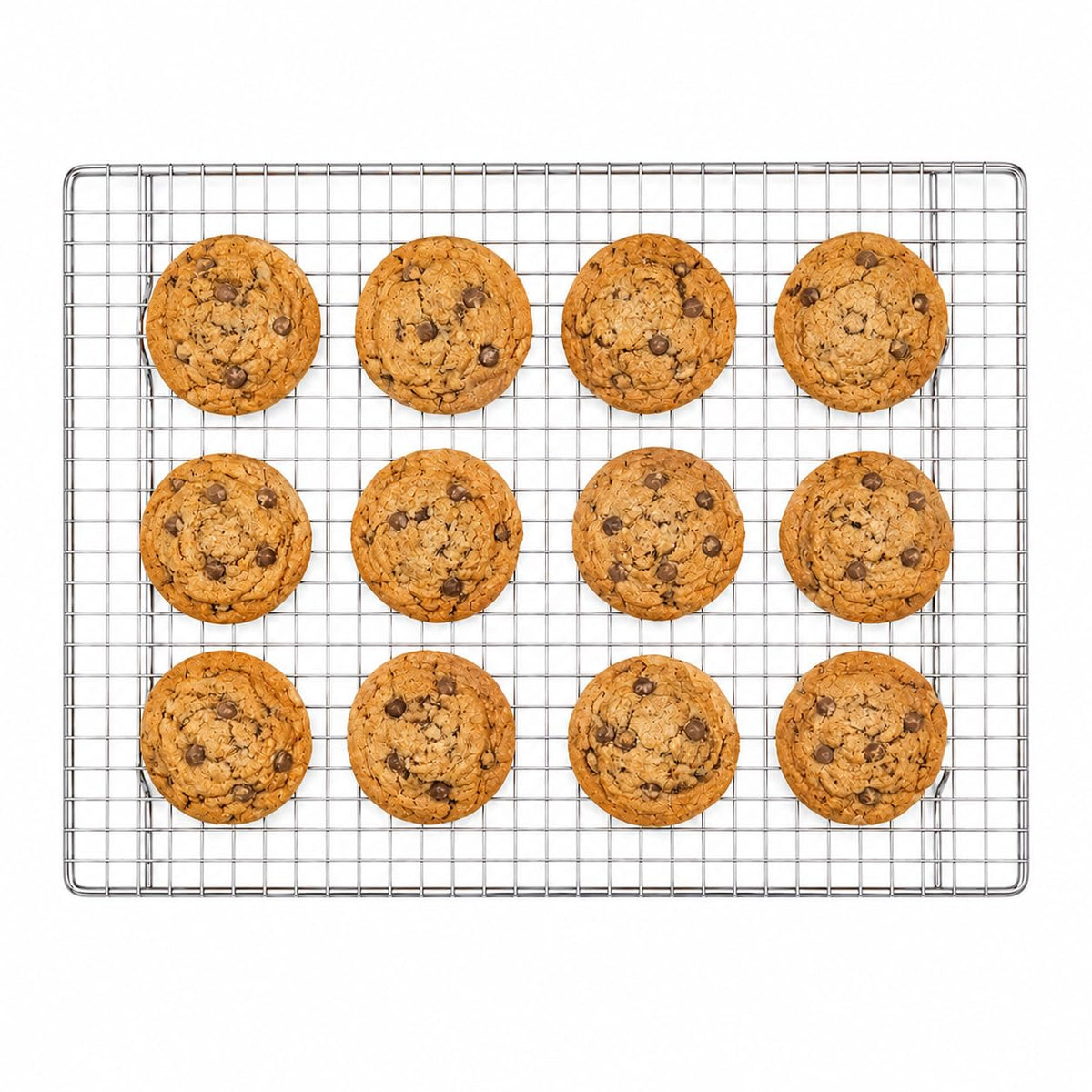 Mrs. Anderson's Baking Professional Nonstick Cooling Rack, Heavy Duty Silicone-Coated Steel, 10 x 18 x 0.75-Inches