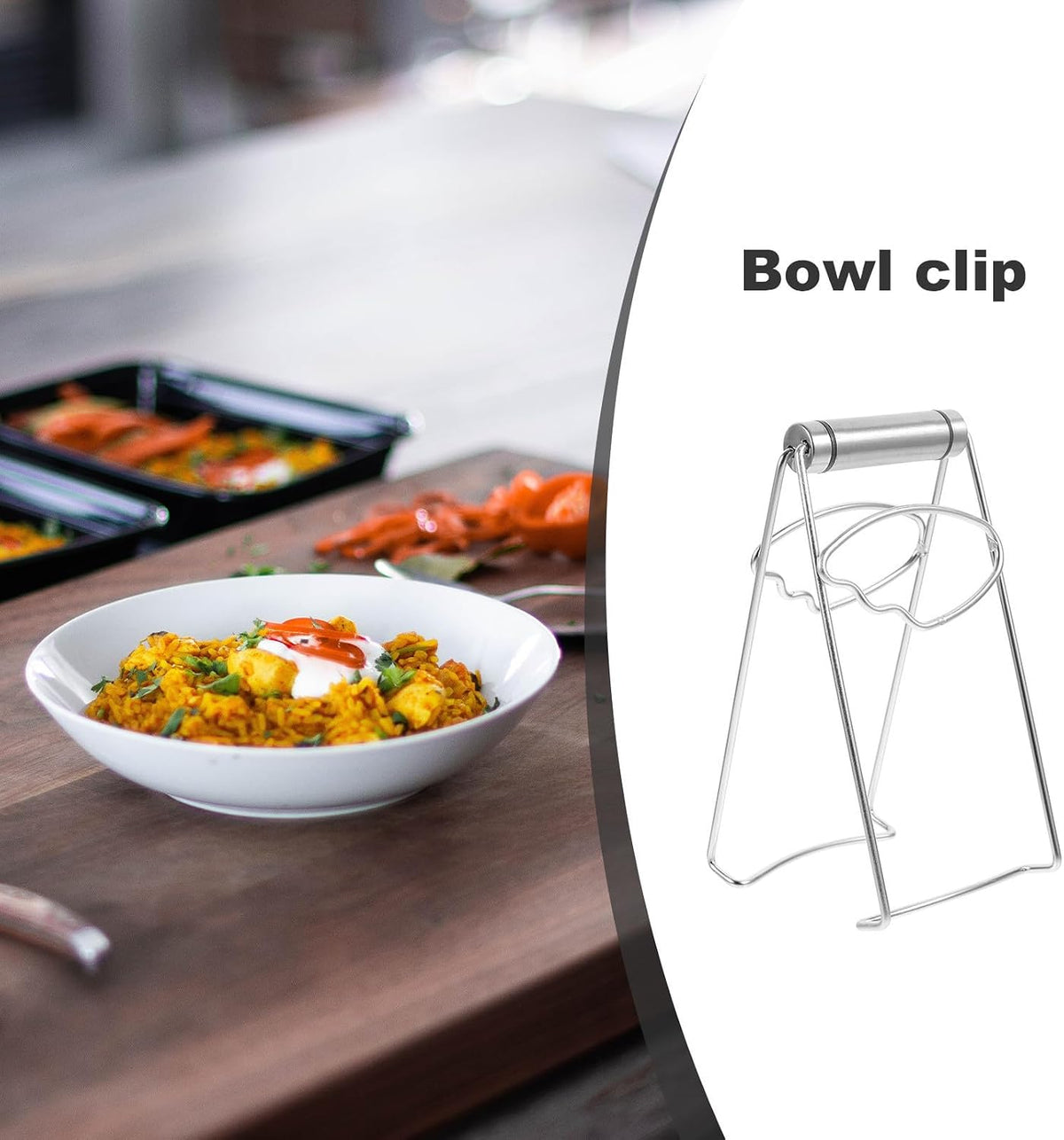 Plate Tongs Bowl Clip for Hot Dish Lifting Stainless Steel