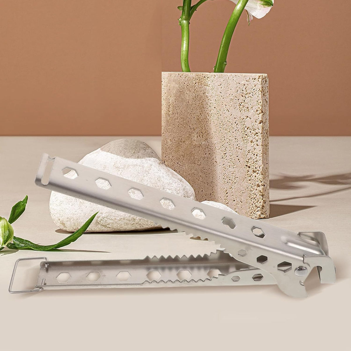 Stainless Steel Hot Dish Lifter Bowl Clip Anti-scald Plate Gripper