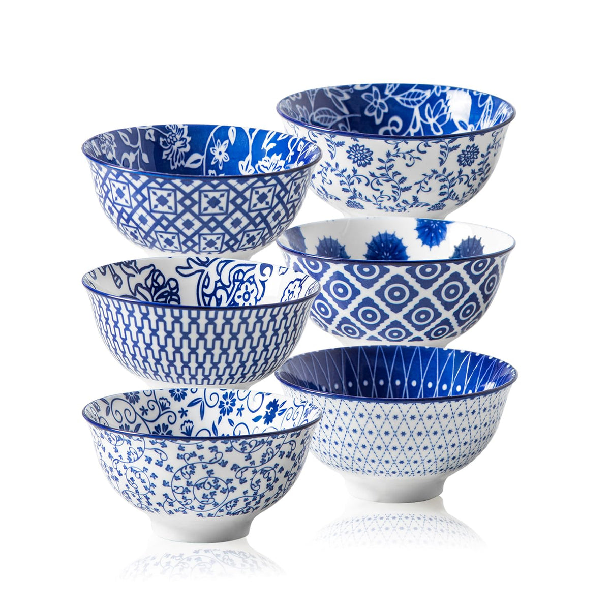 4 Oz Ceramic Mini Dipping Bowls Set of 6