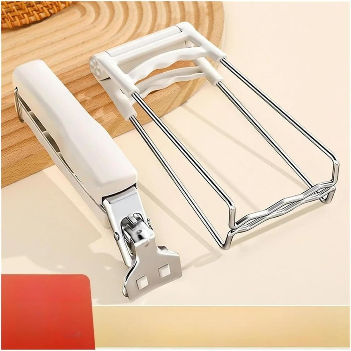 Hot Bowl Gripper Silicone Heat Resistant Tongs Hot Dish Taking Clamp