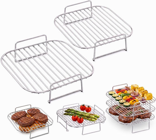 Air Fryer Racks, 8-Inch, 2-Pack