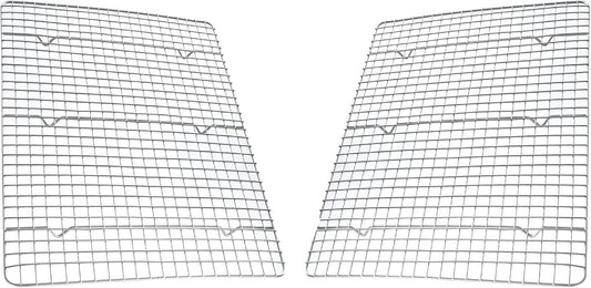 USA Pan Half Sheet Nonstick Roasting and Cooling Rack, Set of 2