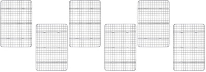 USA Pan Half Sheet Nonstick Roasting and Cooling Rack, Set of 2
