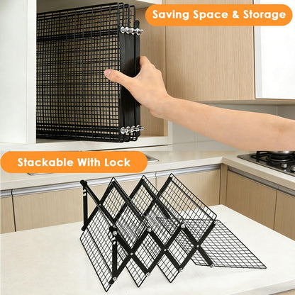 OTYMIOW 4 Tier Collapsible Cooling Rack for Cooking and Baking