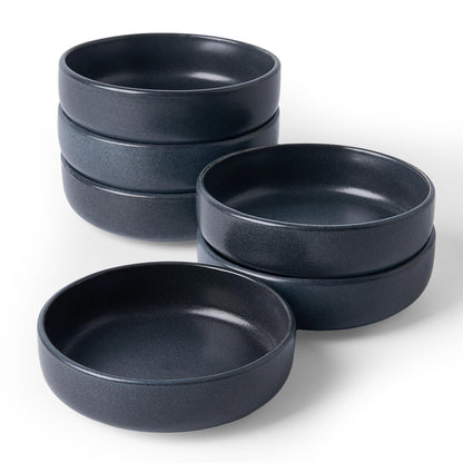 famiware Ceramic Soy Sauce Dish, 4oz Dipping Bowls Set of 6, White