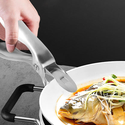 Stainless Steel Bowl Dish Gripper Clip for Hot Plates and Cookware