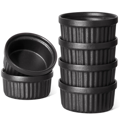 LE TAUCI Sauce Cups 2 OZ, Set of 6, White