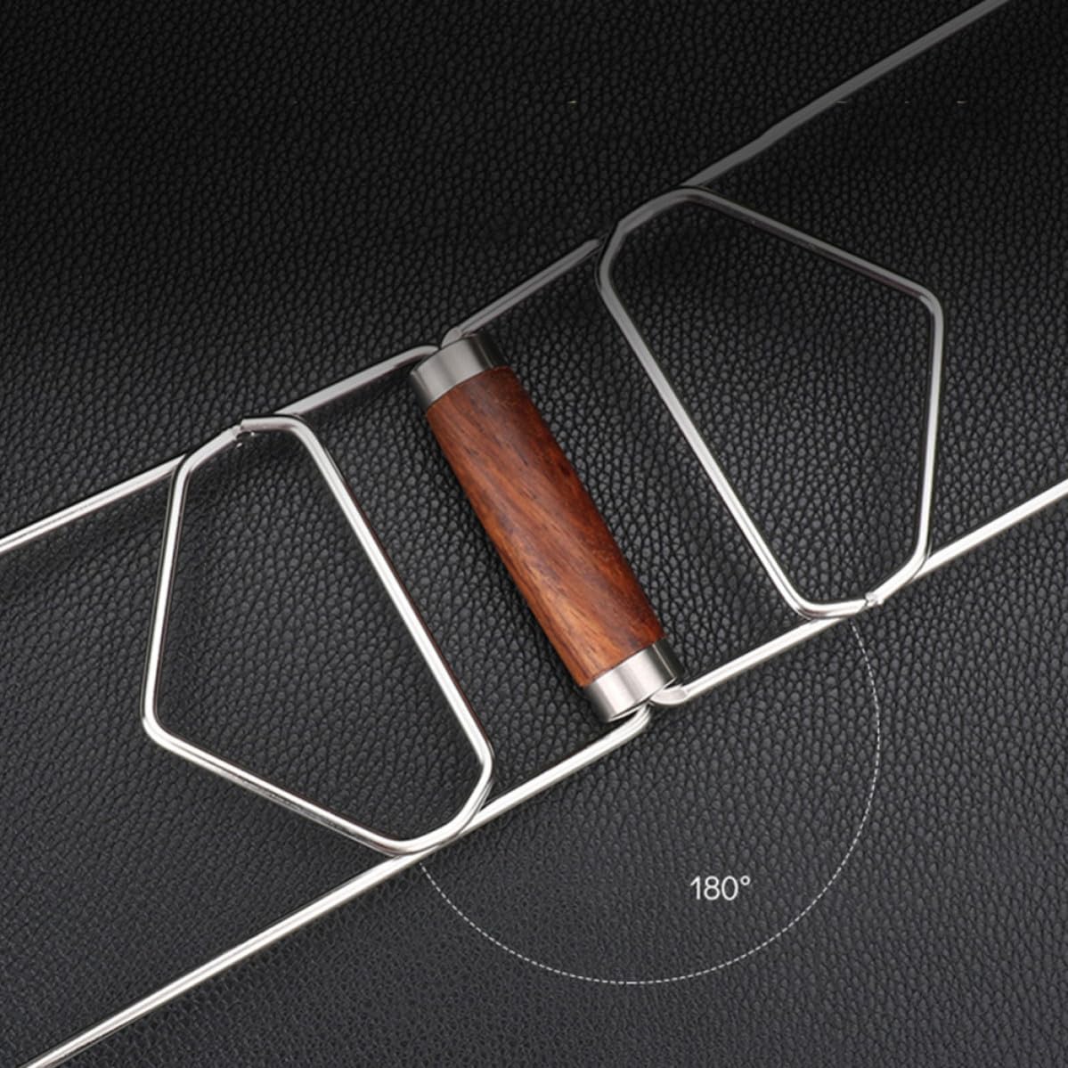 Stainless Steel Plate Clip with Foldable Handle for Hot Dish Removal