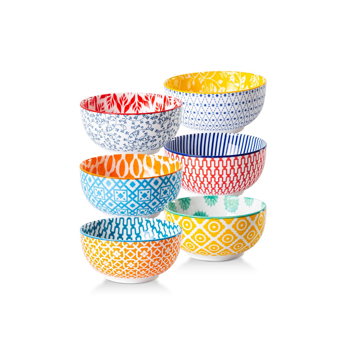 4 Oz Ceramic Mini Dipping Bowls Set of 6