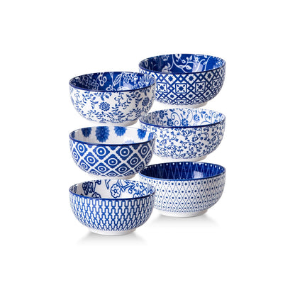 4 Oz Ceramic Mini Dipping Bowls Set of 6