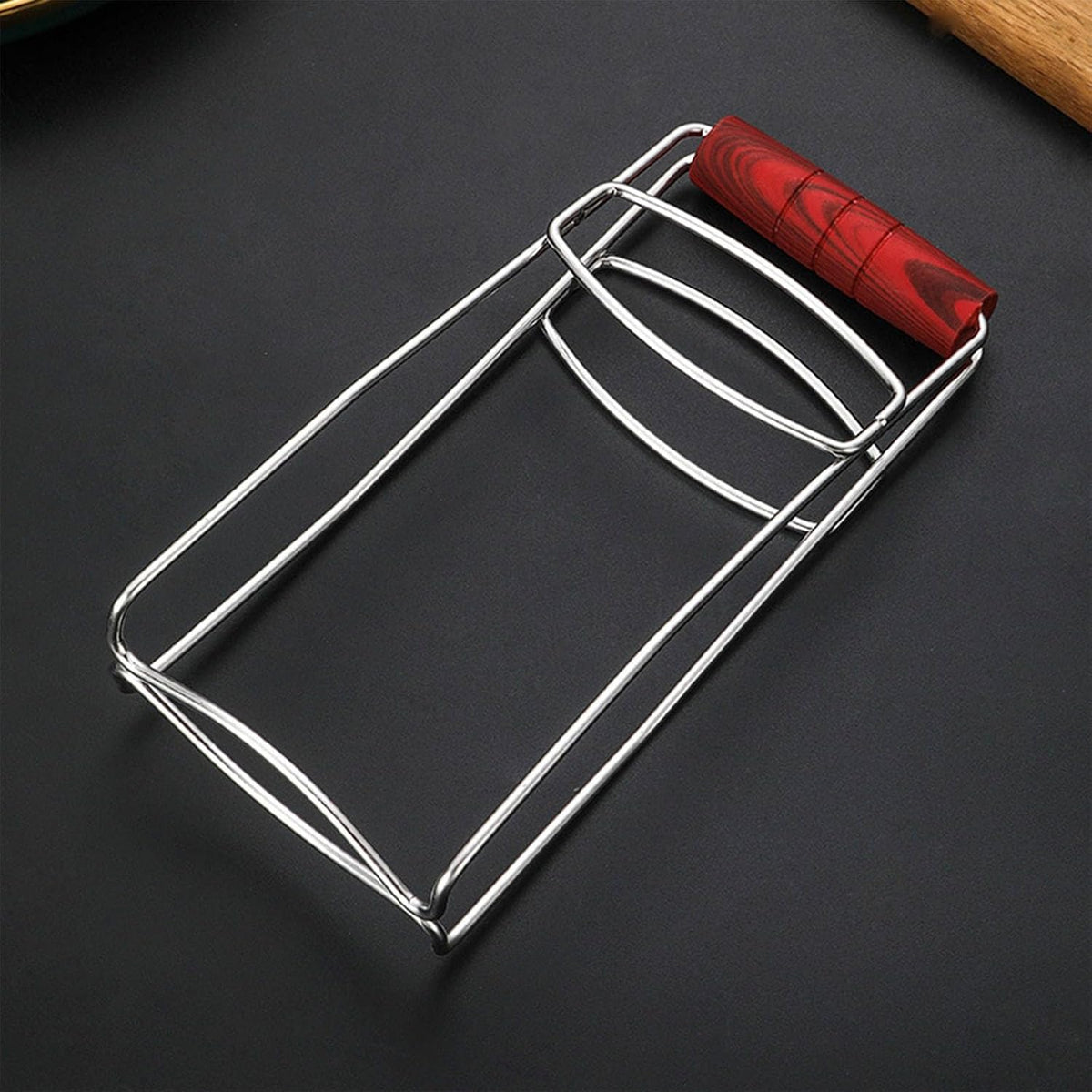 Stainless Steel Dish Gripper Wooden Handles for Hot Bowls and Plates