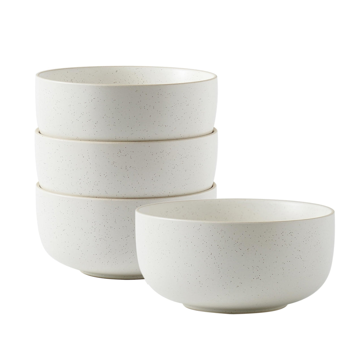 S&Q'S CERAMICS Ceramic Small Bowls for Kitchen, Set of 6, 9 ounces Ice Cream Bowls, Small Serving Bowls for Soup, Dipping, Condiments, Side Dishes, Snack, Prep (Black and Grey