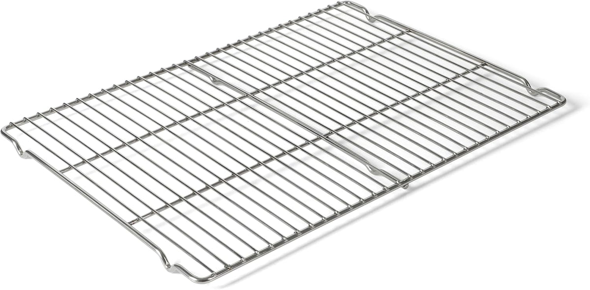 Calphalon Titan 16.5 x 11.5 Inch Cooling and Cooking Rack, Baking Rack, Carbon Steel Durable Oven Safe Wire Rack for Baking, Roasting, Air Circulation, and Cooling