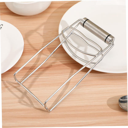 BESTonZON Hot Plate Gripper, 304 Stainless Steel Folding Hot Dish Plate Clip, Bowl Clip Pan Dish Gripper Clips for Moving Hot Plate or Bowls with Food Out