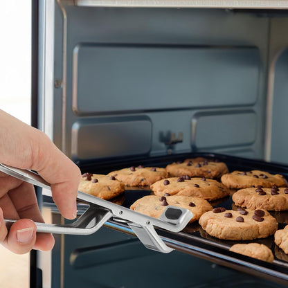 Bowl Clip Gripper Stainless Steel Kitchen Plate Clamp Hot Dish Tongs for Safe Handling Microwave Oven and Serving