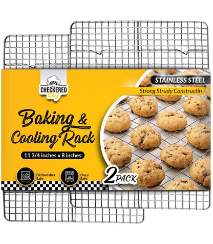 Checkered Chef Cooling Racks for Cooking and Baking - Cooling Wire Rack