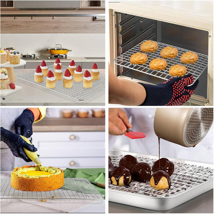 TeamFar Cooling Rack, Stainless Steel Baking Rack for Oven