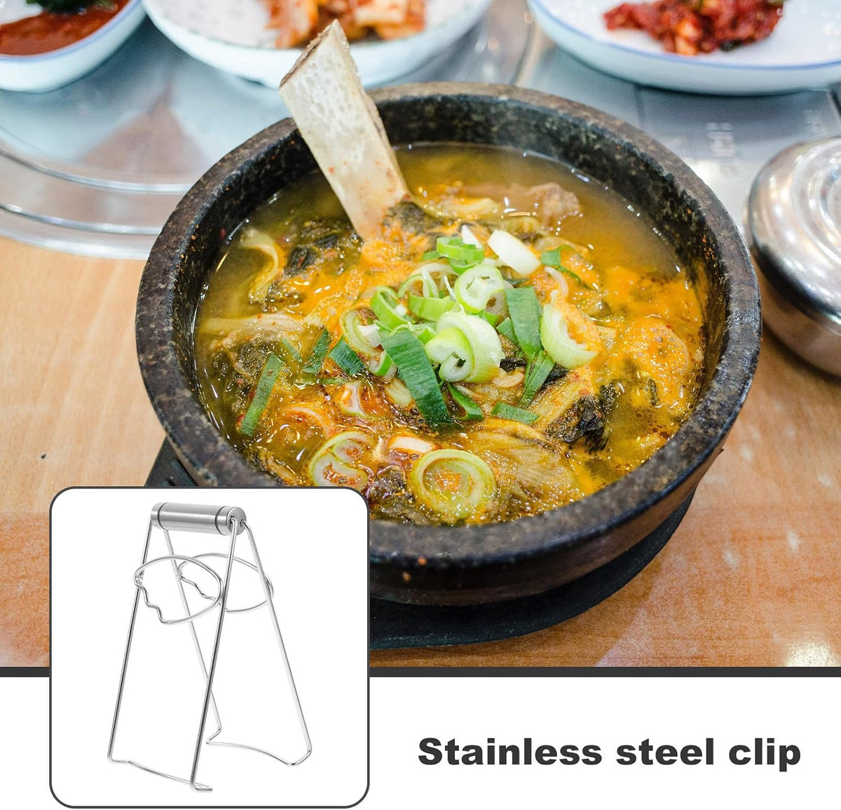 Stainless Steel Bowl Clip Plate Lifter for Hot Dishes