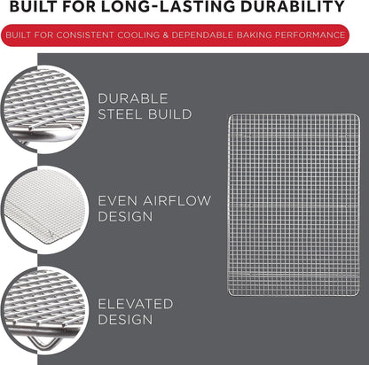 Winco Full Size Full-size Stainless Steel Sheet Pan Grate