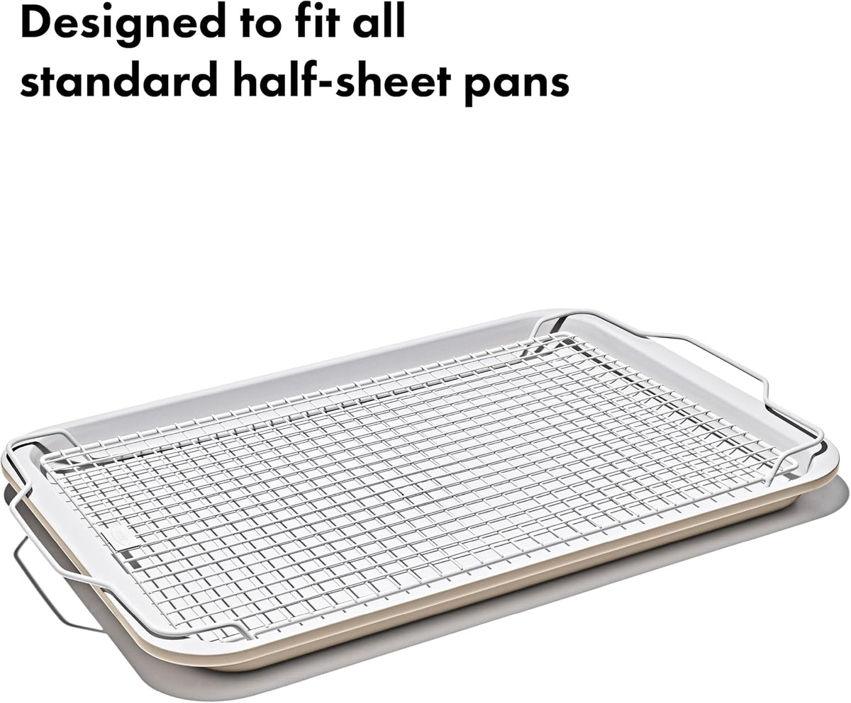 OXO Good Grips Non-Stick Pro Ceramic Coated Cooling and Baking Rack