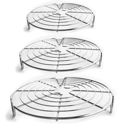 KITCHENATICS Half Sheet Cooling Rack Stainless Steel Oven Safe Set of 2