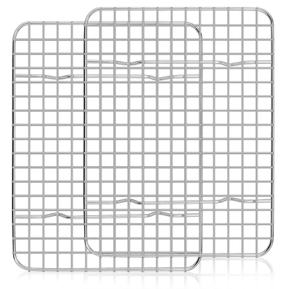 Homikit Stainless Steel Large Cooling Racks Set, 15.3x11.3 Inch, Rust Free