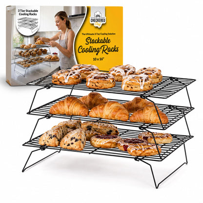Checkered Chef Cooling Racks for Cooking and Baking - Cooling Wire Rack