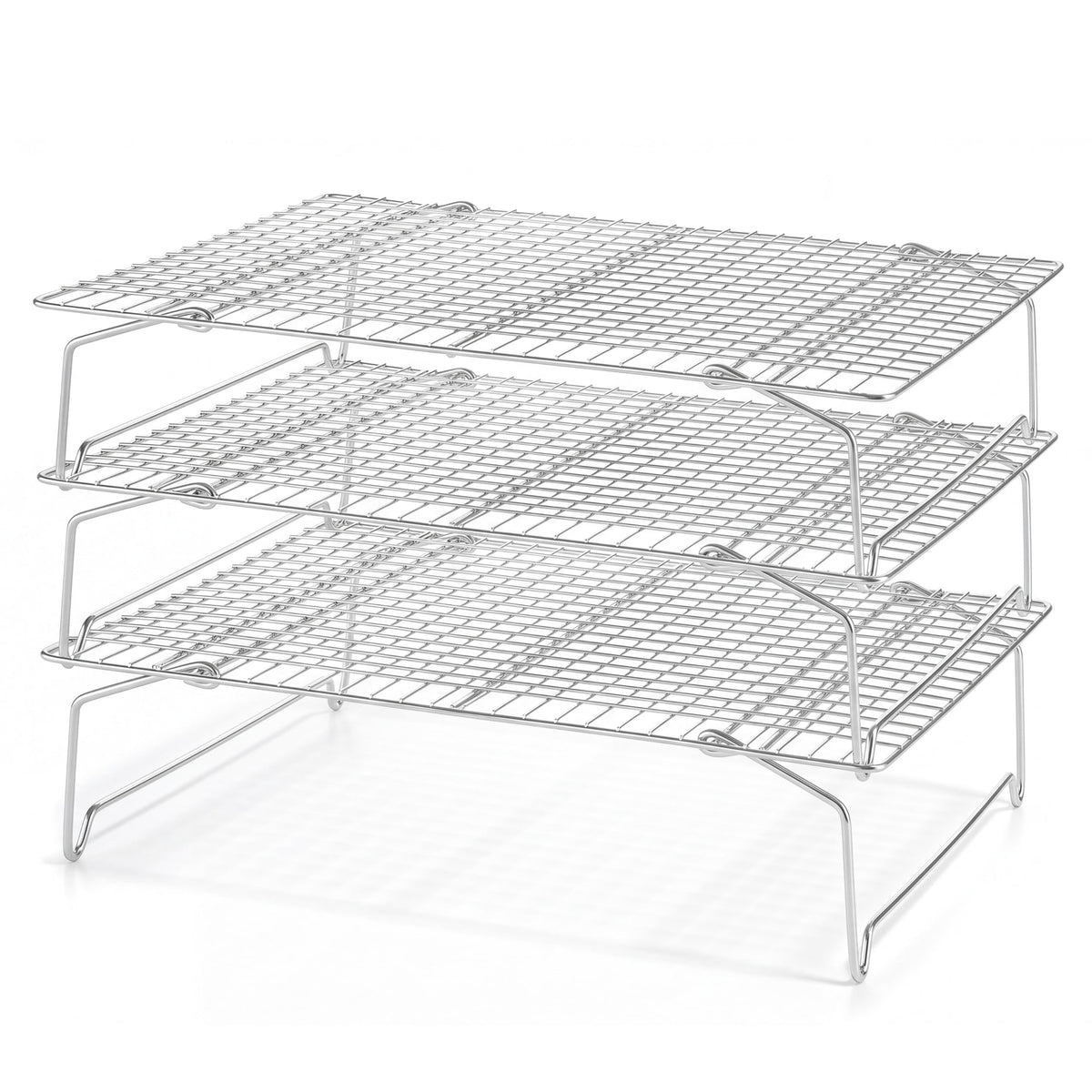 Leonyo 5-Tier Cooling Rack for Cooking and Baking, 15 x10 Inch Wire Racks