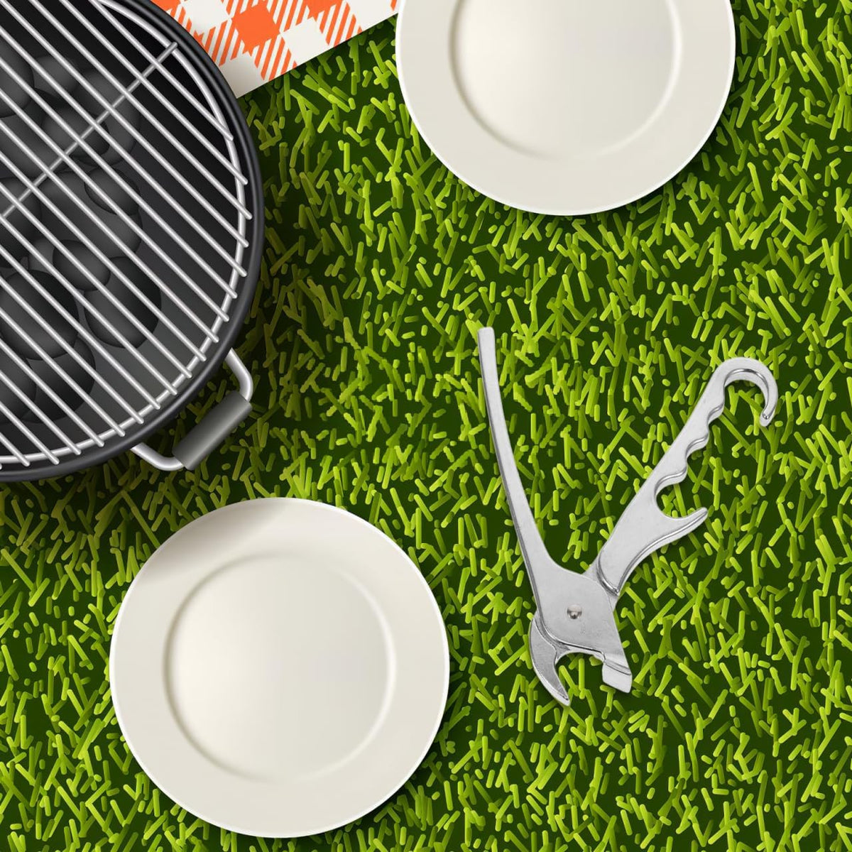 Hot Plate Gripper 7.75In Pan Gripper Clamp for Baking Trays Pizza Pans Plates Oven Use Pot Holder Tool for Safe Kitchen Handling Camping Bbq