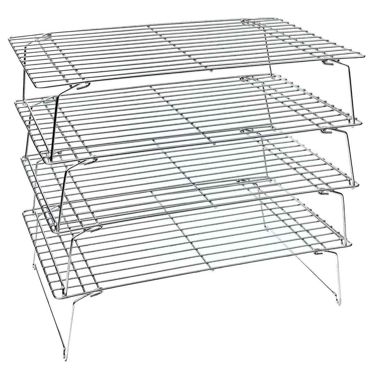 KITCHENATICS Half Sheet Cooling Rack Stainless Steel Oven Safe Set of 2
