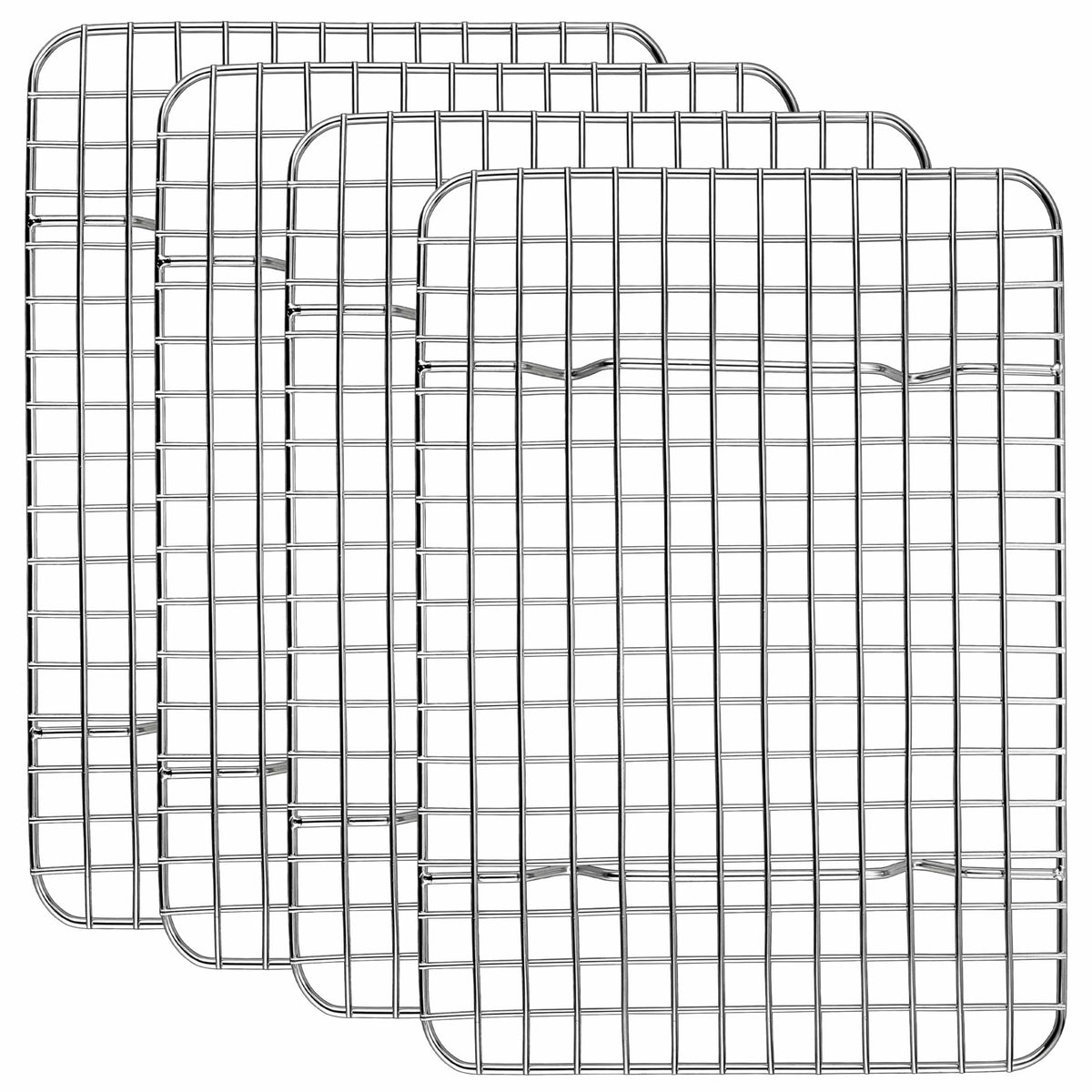 Homikit Stainless Steel Large Cooling Racks Set, 15.3x11.3 Inch, Rust Free