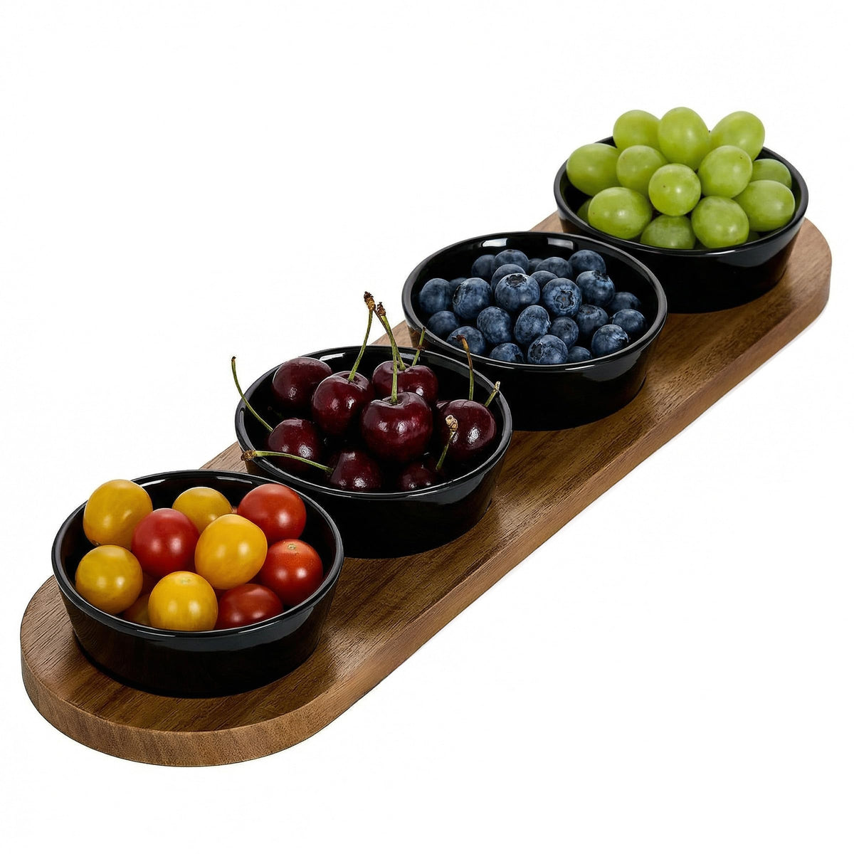 6oz White Ceramic Chips and Dip Serving Platter For Olive Cracker Tray,Small 4Inch Bowls Cranberry Sauce Relish Dish for Appetizer,Side Dishes,Cheese ball,Dipping,Dessert,Salsa,Tapas
